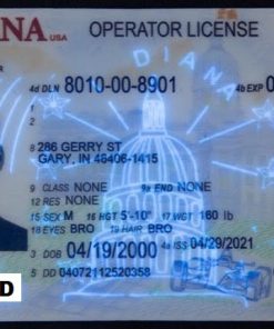 Buy Indiana Driver's License and ID Card 2025